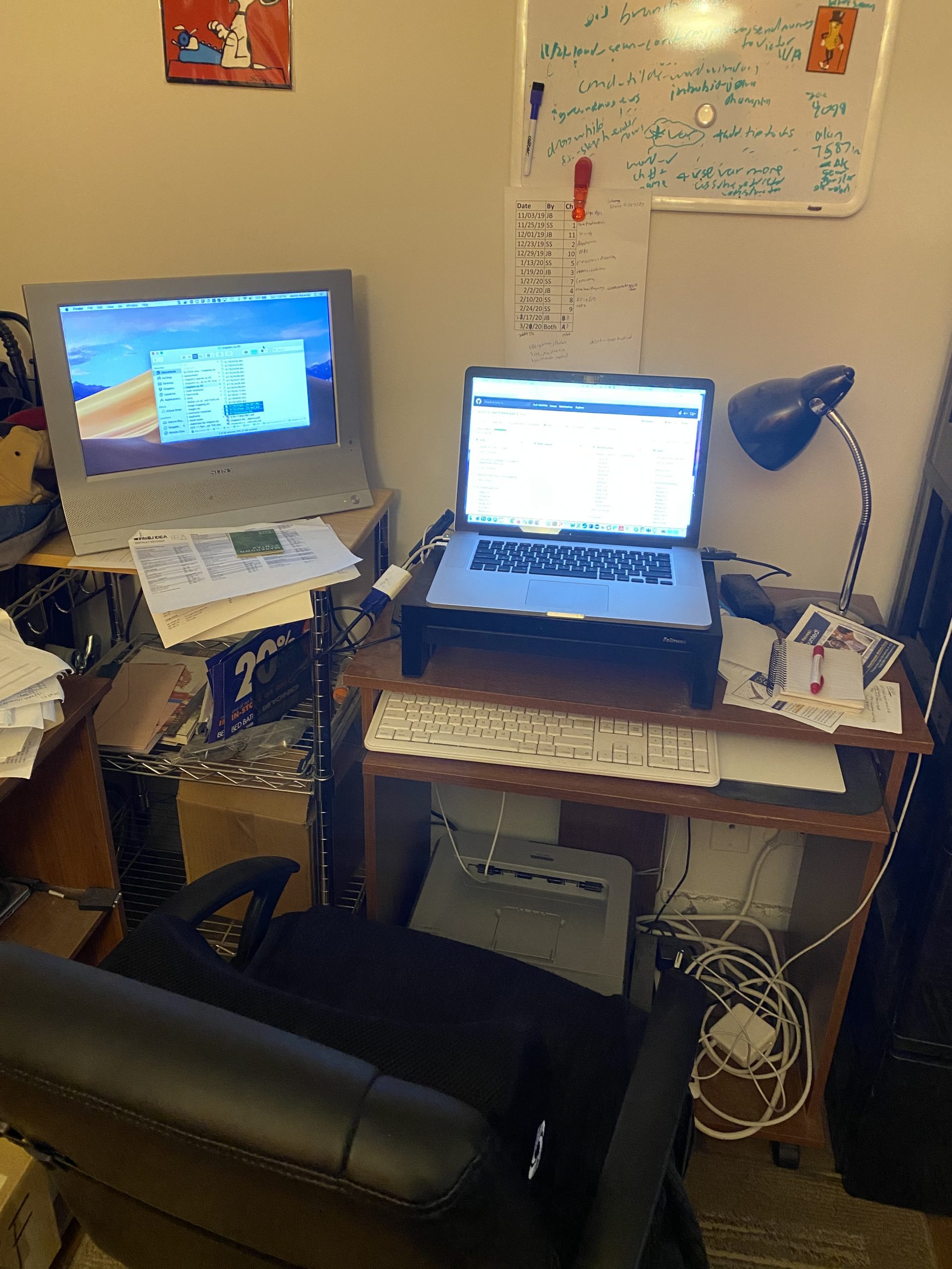 working from home “newbie” – two and a half setups | Down Home Country